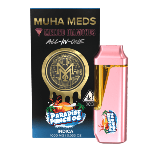 MUHA MEDS MELTED DIAMONDs ALL IN ONE LIVE ROSIN DISPOSABLE VAPE CART