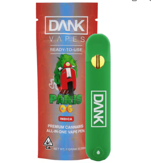 PARIS OG - 1G ALL-IN-ONE DISPOSABLE DANK VAPE PEN FOR SALE