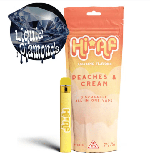 Hi*AF Peaches & Cream - Disposable Vape