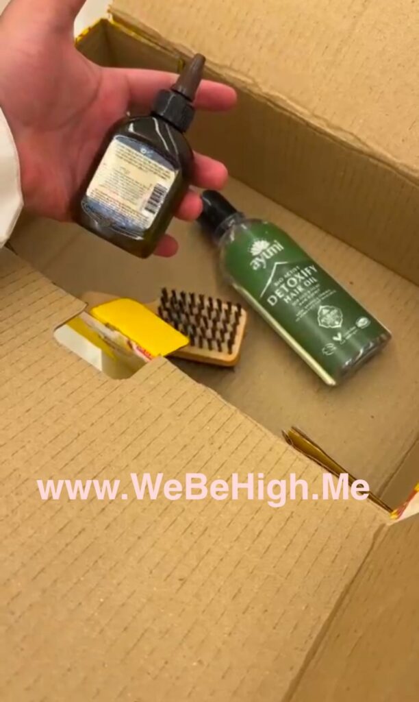 Discreet Shipping THC Distillate Vape Oil as Hair oil