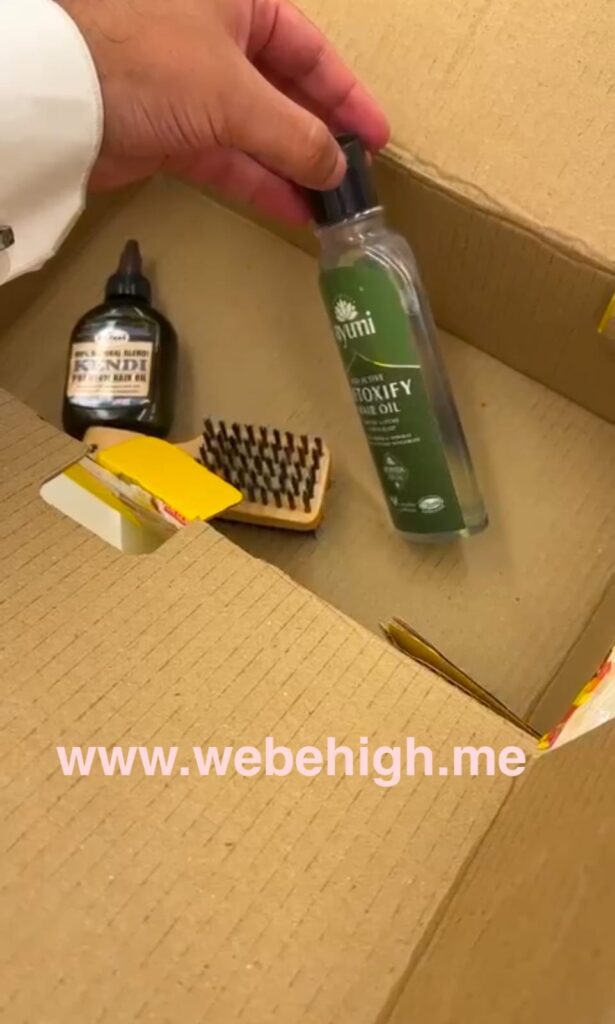 Discreet Shipping Vape Oil as Hair oil