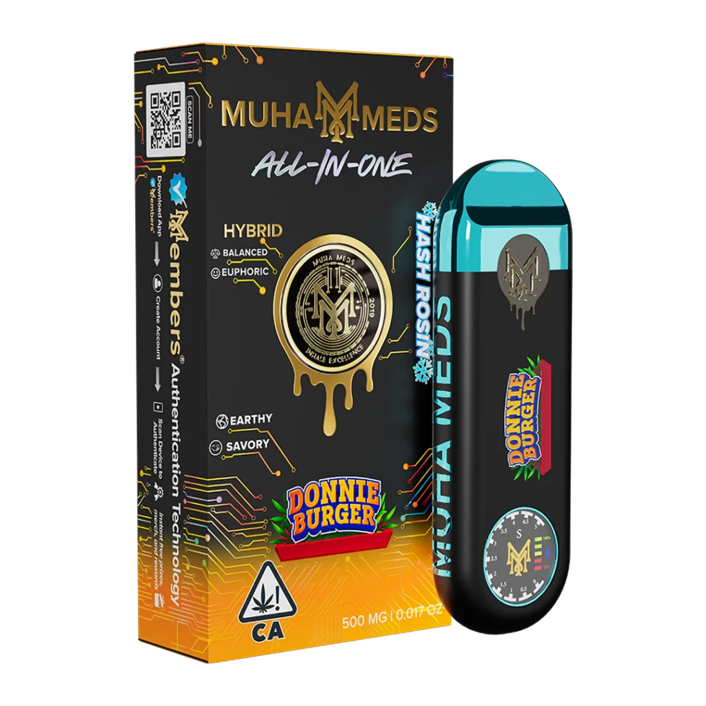 Donnie Burger Muha Meds All-In-One Hash Rosin Vapes