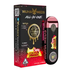Lemon Cherry Gelato Muha Meds All-In-One Vapes