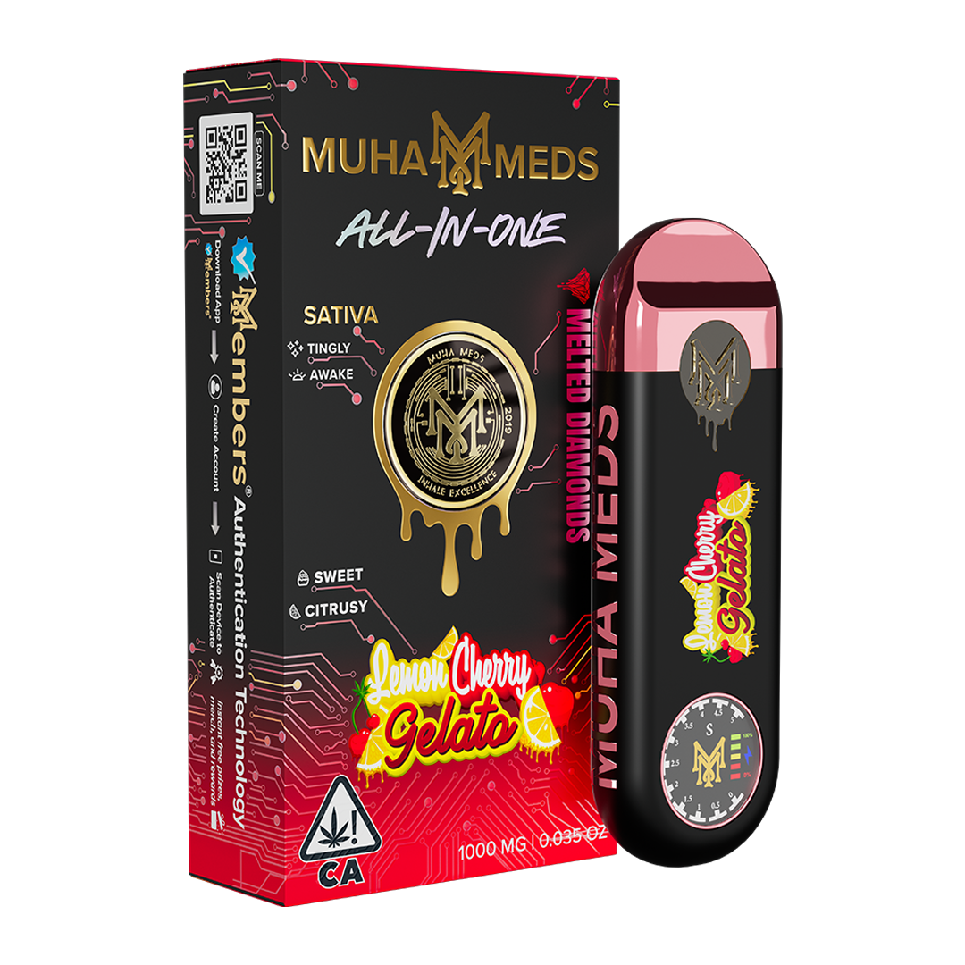 Lemon Cherry Gelato Lemon Cherry Gelato Muha Meds All-In-One Vapes