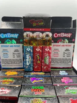 CryBaby Vapes Black Batch Disposables Edition (2G) For Sale
